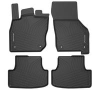 WALSER Premium Tapis de sol auto compatible avec VW Golf VIII (CD1) Mild-Hybrid 2019-auj., Cupra Formentor 07/2020-auj., tapis caoutchouc auto 100% ajusté - made in EU, tapis de sol auto robuste