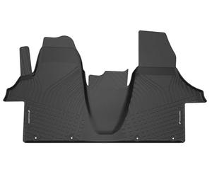 WALSER Premium Tapis de sol auto compatible avec VW Multivan T6.1 2019-2024, tapis caoutchouc auto 100% ajusté - made in EU, tapis de sol auto robuste
