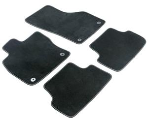 WALSER Premium Tapis de sol en velours feutre aiguilleté compatible avec Audi A5 2007 - 2017, Audi A5 Cabriolet 2009 - 2017