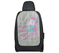 WALSER Protection de dossier de voiture, protection de siège arrière pour enfants Ballet Doll, housse de siège de voiture dos 62x40cm rose