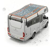WALSER Protection grele Camping-Car/Caravane Perma Protect, Garage Anti-grele Taille Universelle, Housse Protection vehicule Loisirs - Taille L (350 x 290 cm) Gris