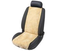 Walser Protège-siège en Peau d'agneau Cosmo, 100% Peau d'agneau pour siège de Voiture, protège-siège en Peau d'agneau, Housse de Protection en Fourrure Beige