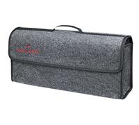 Walser Sac de Coffre Toolbag Taille XXL, Organisateur de Coffre en Feutre aiguilleté, Sac de Voiture, Sac de Rangement pour Voiture 57x21x16 cm Gris