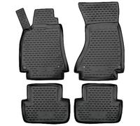 Walser Tapis de Sol sur Mesure XTR en Caoutchouc Compatible avec Audi A4 08/2007-09/2016, A4 Avant 11/2007-12/2015, A4 Allroad 04/2009-05/2016