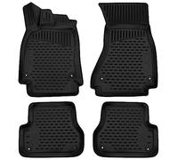 Walser Tapis de Sol sur Mesure XTR en Caoutchouc Compatible avec Audi A6 Limousine, sans Compartiment sous Le siège du conducteur 2010-2018