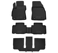 WALSER Tapis de Sol sur Mesure XTR en Caoutchouc Compatible avec Mazda 5, 7 Places (CW) 2010 - Auj., Tapis Voiture en Caoutchouc