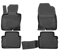 WALSER Tapis de sol sur mesure XTR en caoutchouc compatible avec Mazda CX-5 (KF) 2016 - Auj., Tapis voiture en caoutchouc, Tapis de pied