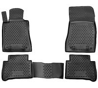 Walser Tapis de Sol sur Mesure XTR en Caoutchouc Compatible avec Mercedes-Benz Classe E (W211) 2002-2009, Tapis Voiture en Caoutchouc