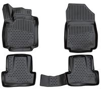 WALSER Tapis de Sol sur Mesure XTR en Caoutchouc Compatible avec Renault Clio 4 (BH)/Clio 4 Grandtour (KH) 11/2012-08/2021