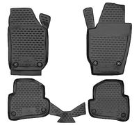 Walser Tapis de Sol sur Mesure XTR en Caoutchouc Compatible avec Skoda Fabia 2 12/2006-12/2014, Fabia 2 Combi 10/2007-12/2014