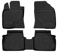 Walser Tapis de Sol sur Mesure XTR en Caoutchouc Compatible avec Toyota Avensis (T27) 2008-2011, Tapis Voiture en Caoutchouc, Tapis de Pied