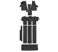 WALSER Tapis de Sol sur Mesure XTR en Caoutchouc Compatible avec VW Multivan T5 04/2003-08/2015, VW Multivan T6 04/2015-2019