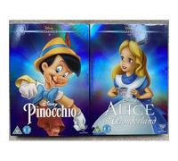 Walt Disney Ltd Collector Edt Alice In Wonderland & Pinocchio Rare Dvd