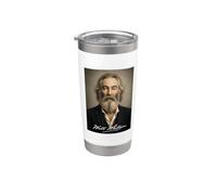 Walt Whitman Gobelet isotherme en acier inoxydable double paroi