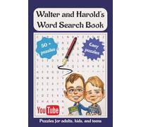 Walter and Harold's Easy Word Search Puzzle Book: Games for Adults, Kids, and Teens about baking, traveling, school, social media, and more | Easy to ... puzzles . . . gift for vacation, free time