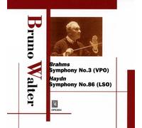 Walter B. / Brahms : Symphonie n° 3