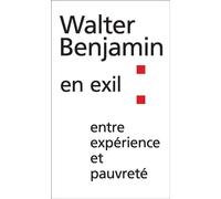 Walter Benjamin en exil Entre expérience et pauvreté - Christophe David - Pontcerq - relié - Essai