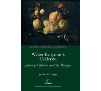 Walter Benjamin's Calderón