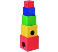 Walter empilage de cubes de tour en bois 5 pièces Multicolore G