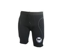 WALTER Short de gardien, modèle impact, avec protections latérales, noir (noir, M)
