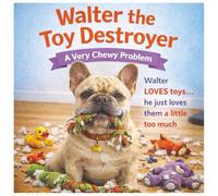 Walter the Toy Destroyer: A Very Chewy Problem. walter Loves toys ... He just loves them a little too much.