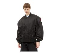 Walter Van Beirendonck - Veste Bomber Tunnel Brillante - Homme - Vestes - Noir - Taille: XL