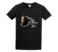 Walter White Breaking Bad Unisex 100% Cotton Short-Sleeve T-Shirts Black L