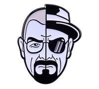 Walter White Heisenberg Breaking Bad Say My Name TV Show Better Call Saul Pin's en émail 3 cm, 1.2 Inches, Émail, émail