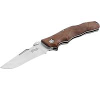 Walther Adventure Folder Wood Couteau de survie extrêmement tranchant et robuste, Bois Bois., multicolore, m