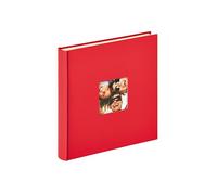 walther design Album Photo Rouge 33 x 34 cm Album Autocollant avec découpe de Couverture, Fun SK-110-R