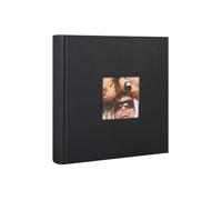 Album photo WALTHER DESIGN pochettes avec mémo FUN - 100 pages blanches - 200 photos - Couverture Noire 22x24cm + fenêtre