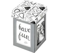 Walther Boîte cadeau photo Surprise 8,5x8,5x13,5 gris FB280D