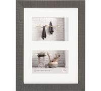 Walther Cadre de galerie en bois Home 2 photos 10x15 cm gris