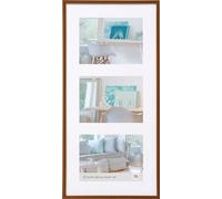 walther design cadre photo bronze 3X 15x20 cm galerie avec passe-partout, cadre plastique New Lifestyle KV320J