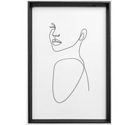 Walther cadre en bois Silhouette 20x30 cm noir MDF profil verre clair