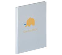 walther design Agenda Bleu 20 x 28 cm avec gaufrage, Baby Animal TB-148-L