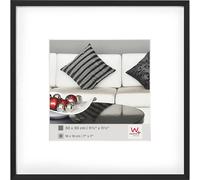 walther design Cadre Photo Noir 30 x 30 cm Aluminium avec Passe-Partout, Chair Cadre alu AJ330B
