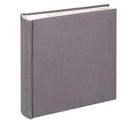 Walther Design Album photo anthracite-gris foncé 200 photos 10 x 15 cm Mémo Insert Album Lin, Tissu ME-510-T