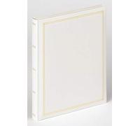 Walther Design Album Photo Blanc Album Autocollant Album Autocollant en Similicuir avec gaufrage, Monza SK-124-W