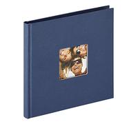 walther design Album Photo Bleu 18 x 18 cm avec découpe de Couverture, Fun FA-199-L