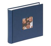 walther design Album Photo Bleu 200 Photos 10 x 15 cm Carnet de Notes avec découpe de Couverture, Fun ME-110-L