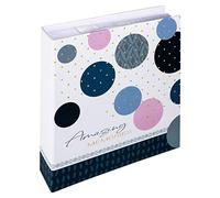 walther design Album Photo Bleu 200 Photos 13 x 18 cm Mémo Insert Album Amazing Memories ME-487-L