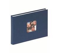 walther design Album Photo Bleu 22 x 16 cm avec découpe de Couverture, Fun FA-207-L