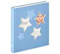 walther design album photo bleu 28 x 30,5 cm Album bébé avec découpe de couverture, Baby Estrella UK-133-L