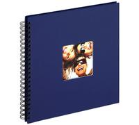 walther design Album Photo Bleu 30 x 30 cm Album Spirale avec découpe de Couverture, Fun SA-110-L