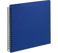 Walther Design Album Photo Bleu 30 X 30 Cm Album Spirale Lin, Tissu Sa-510-L.[G680]
