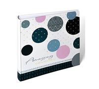 Album photo - Amazing Memories - 30x30 cm - Couleur bleu - 100 pages - Papier sans acide