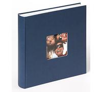 walther design Album photo Fun FA-208-L Bleu 30 x 30 cm avec découpe de couverture