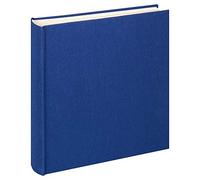 walther design album photo bleu 30 x 30 cm lin, tissu FA-508-L