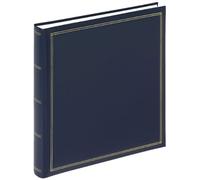 Walther Design Album photo Monza FA-260-L Bleu 34 x 33 cm simili cuir gaufré
